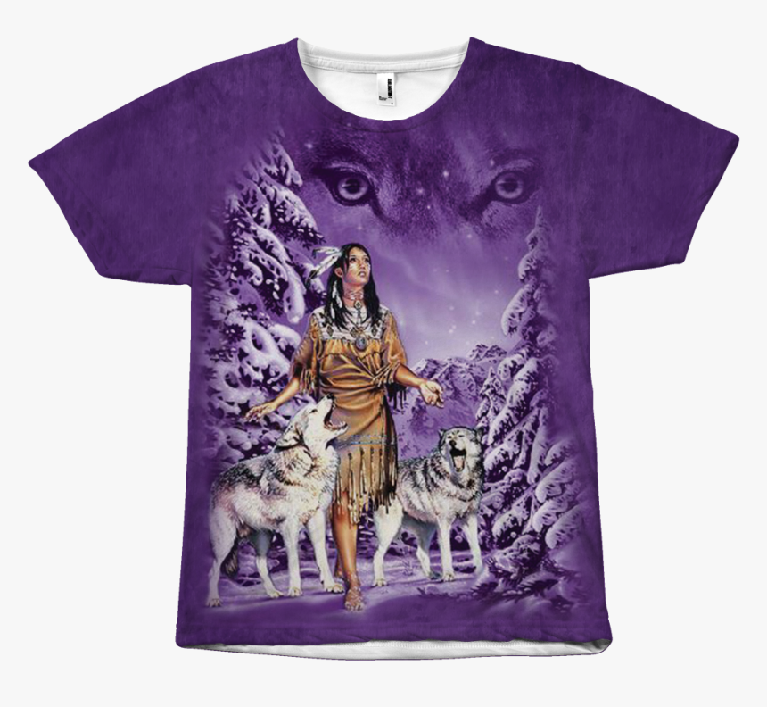 Indian Natives American Wolf, HD Png Download