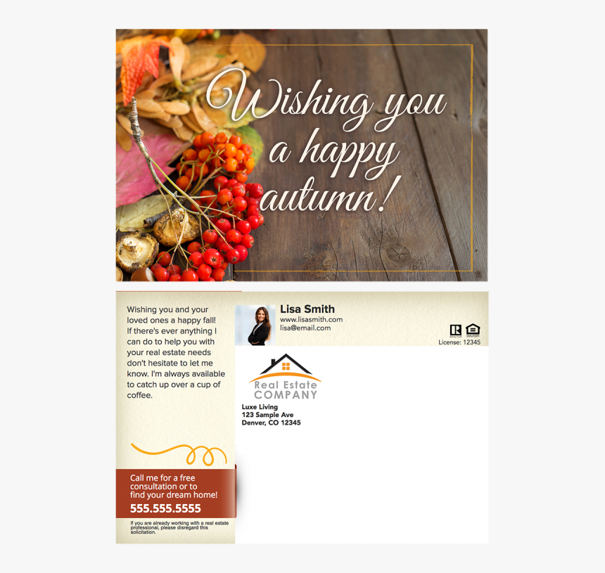 Wishing You A Happy Autumn, HD Png Download