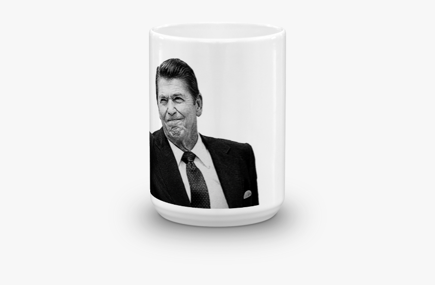 President Ronald Reagan Flipping The Bird Mug - Ronald Reagan, HD Png Download