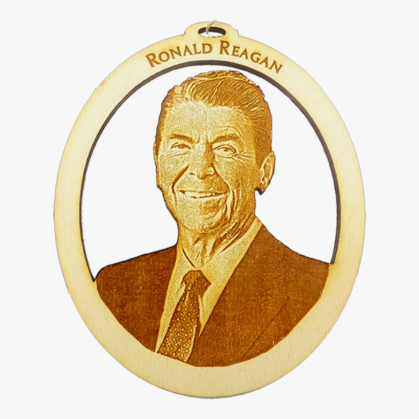 Personalized President Ronald Reagan Ornament - Circle, HD Png Download