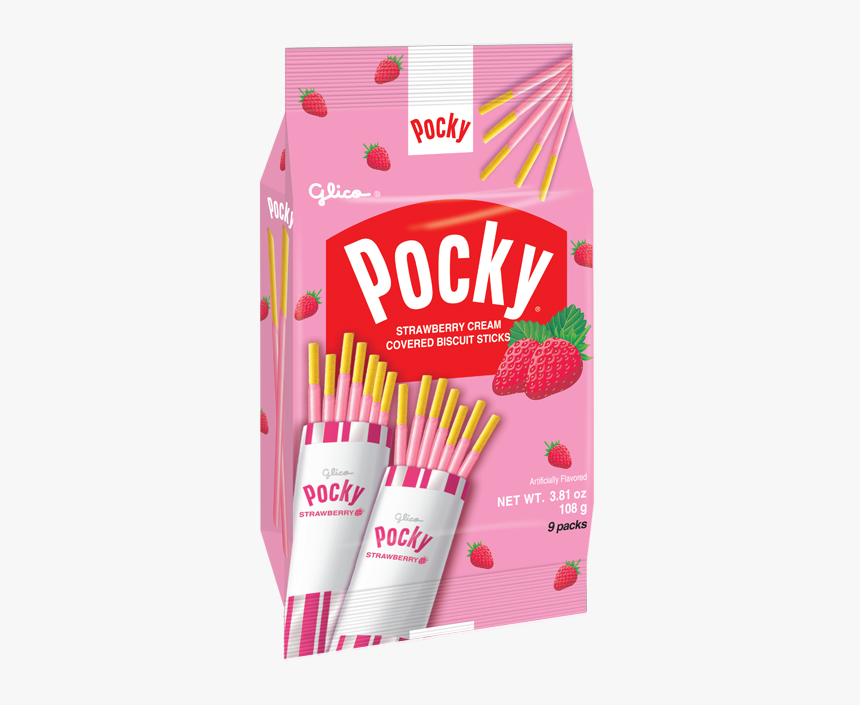 Pocky Strawberry Family Pack - Pocky Strawberry Japan, HD Png Download