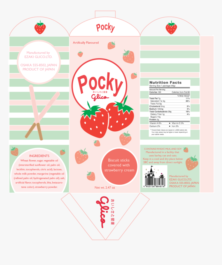 Pocky Box Template