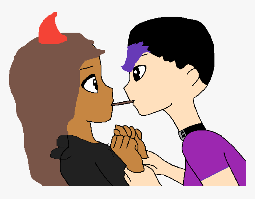 Pocky Stick Shit - Kiss On Lips, HD Png Download