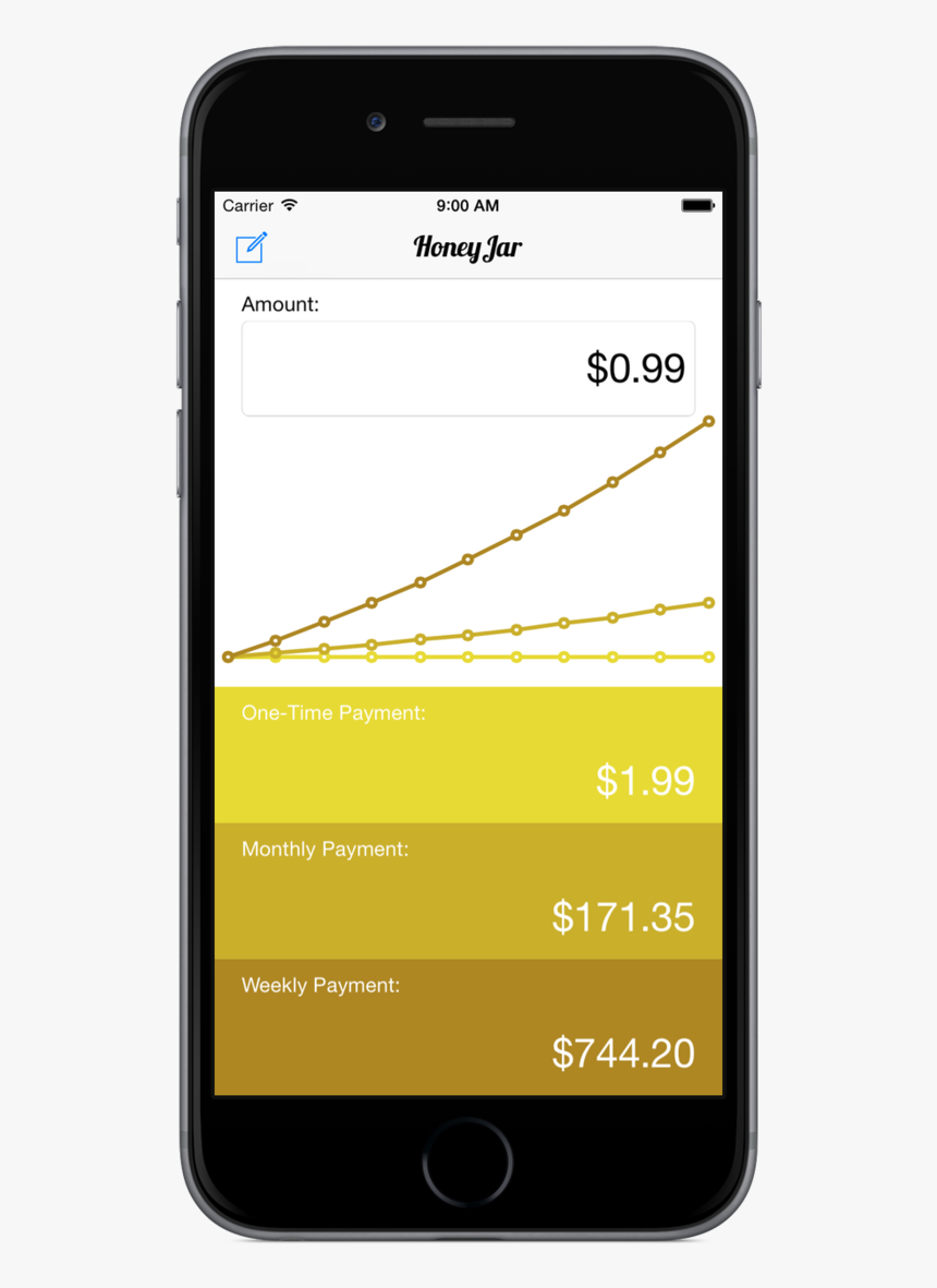 Image Showing Honeyjar S Main Screen - Smartphone, HD Png Download