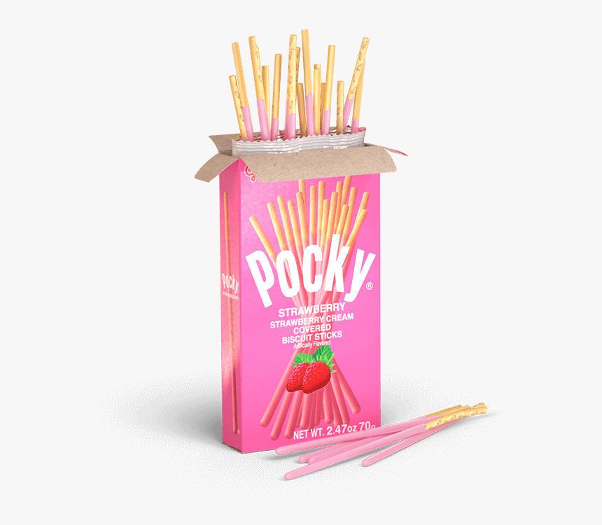 Pocky Biscuit Stick 5 Flavor Variety Pack , Png Download - Pocky Strawberry, Transparent Png