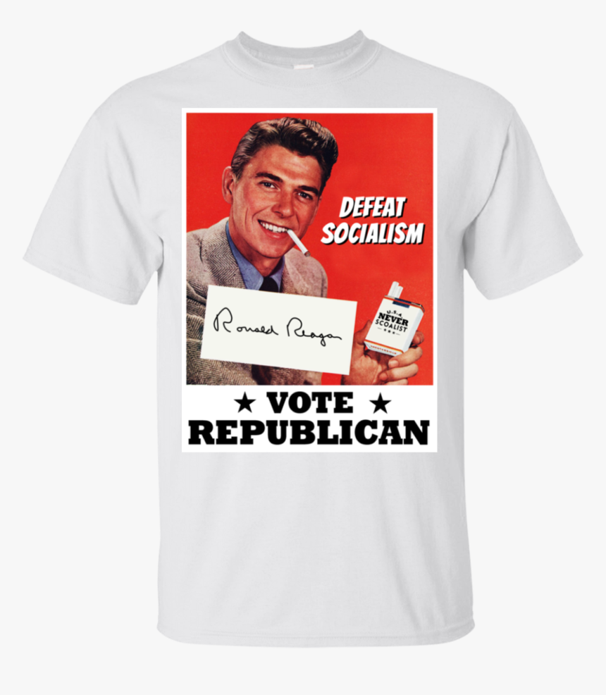 Defeat Socialism Ronald Reagan, HD Png Download