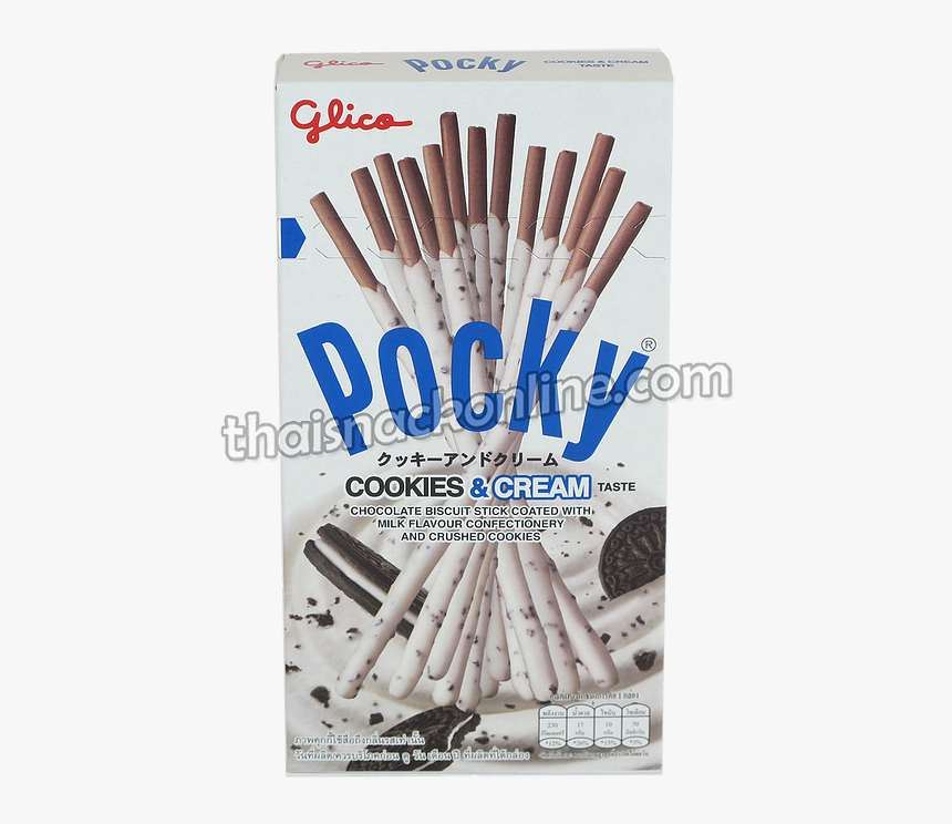 Glico Pocky Cookies & Cream 40g, HD Png Download