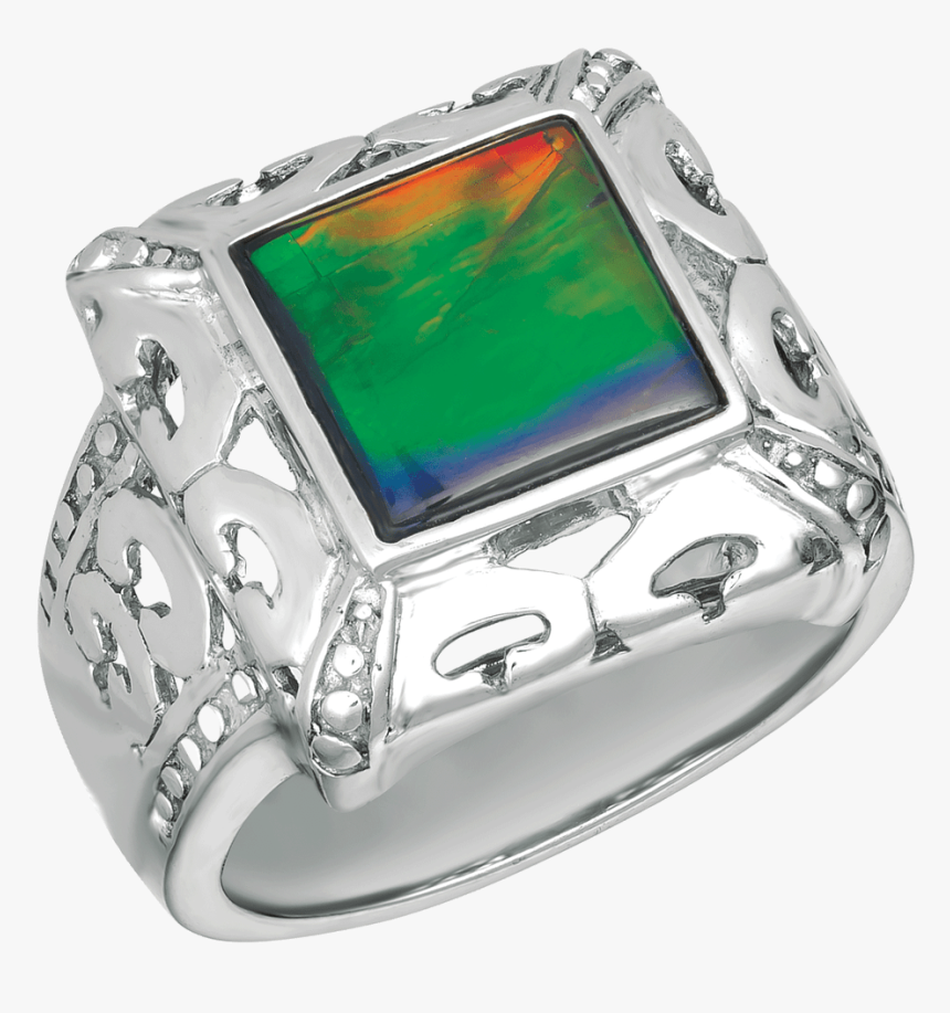 925 Sterling Silver Square-cut Howie Ring By Korite - Engagement Ring, HD Png Download