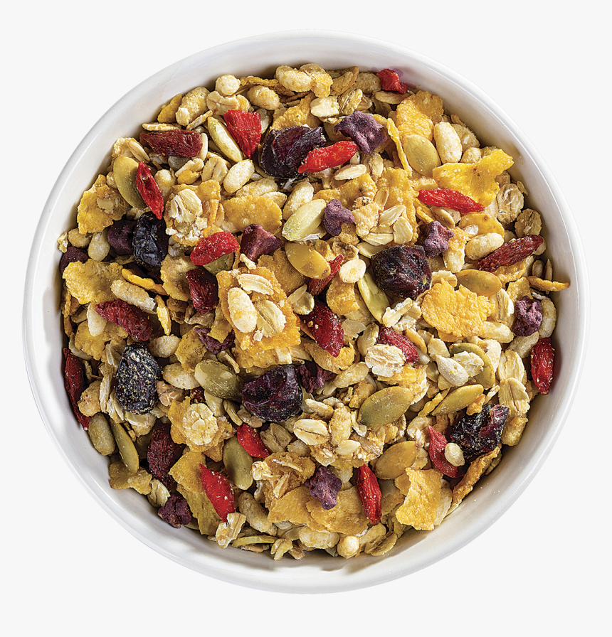 Breakfast Cereal Pizza Muesli Meze Vegetarian Cuisine - Granola Flakes Cereal Png, Transparent Png