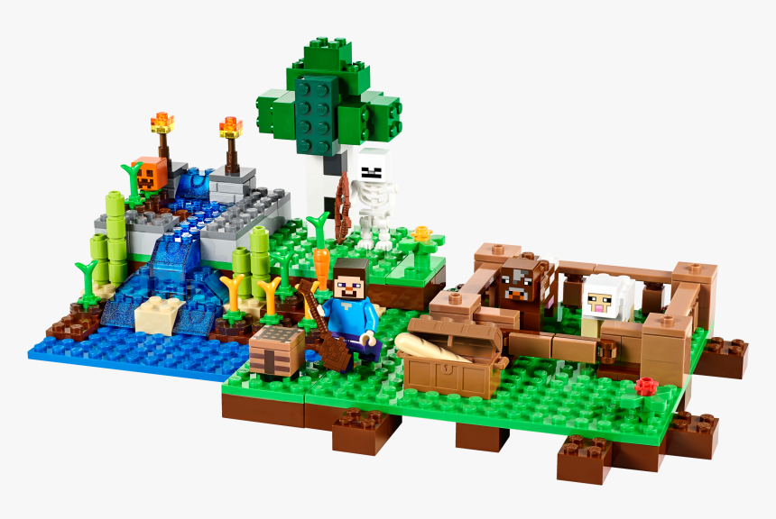 Lego® Minecraft™ The Farm - Lego Minecraft The Farm 21114, HD Png Download