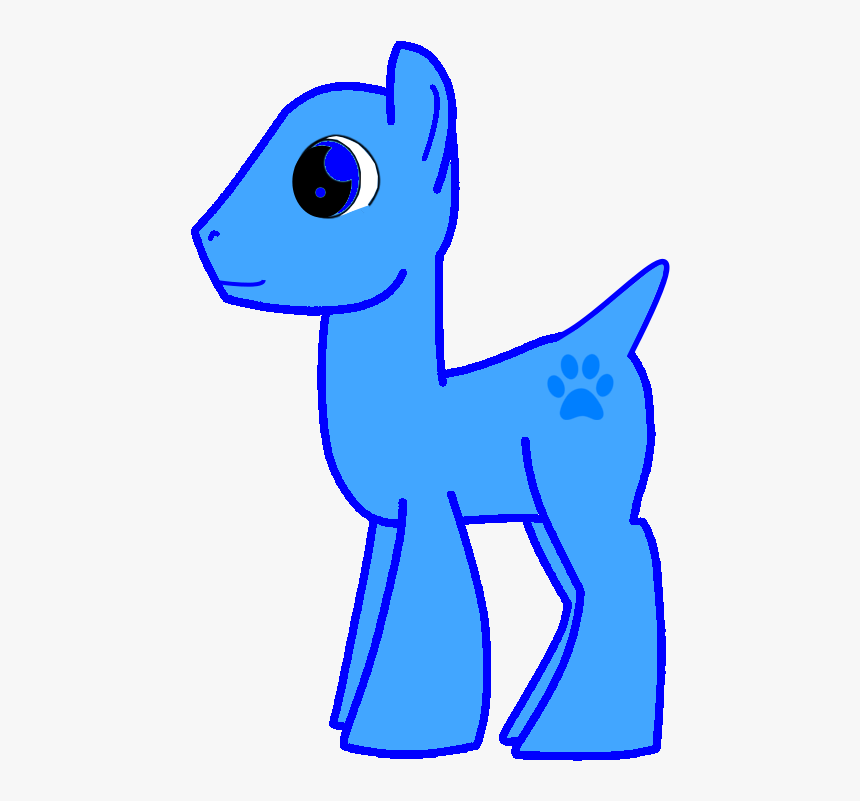 Bucky, Blue, Blues Clues, Ponified, Rule 63, Safe, - Living Tombstone Mlp Oc, HD Png Download