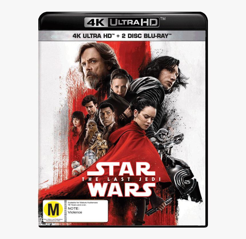 Star Wars The Last Jedi K30860 4k Uhd 2d - Star Wars The Last Jedi 4k Blu Ray, HD Png Download