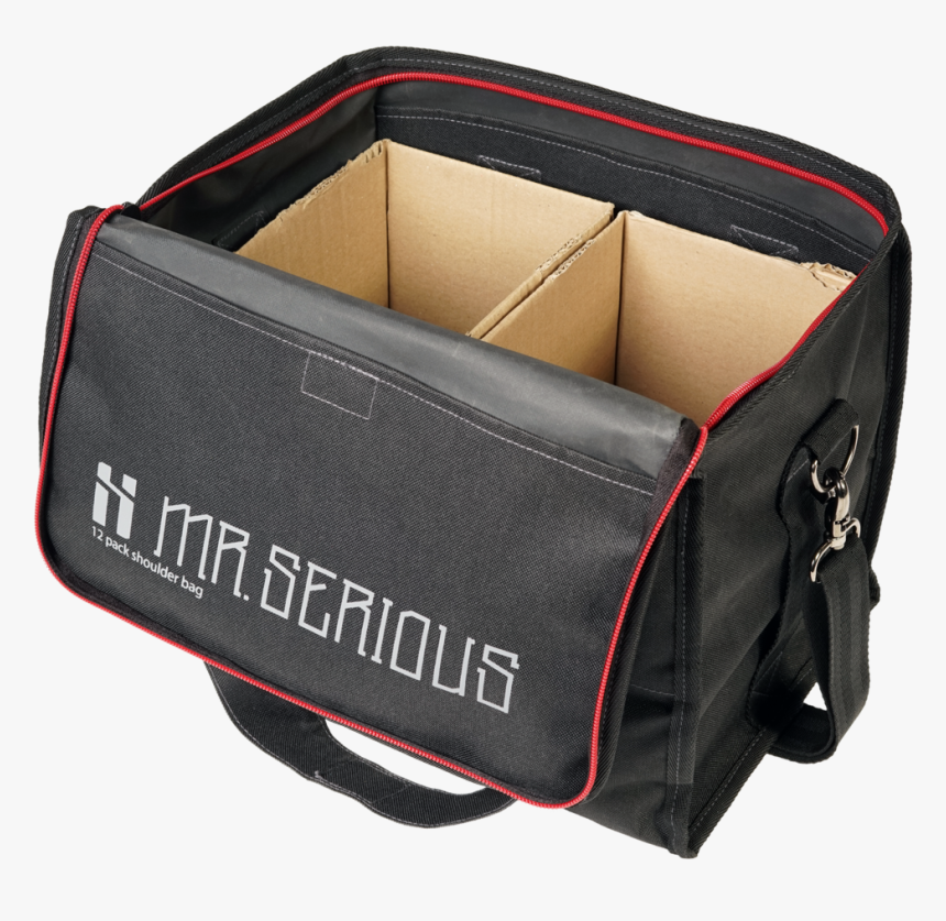 12 Pack Shoulder Bag Open, HD Png Download