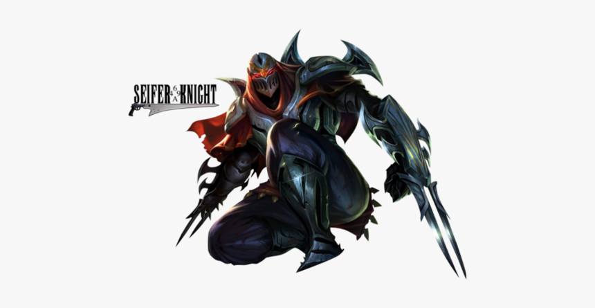 Zed, Master Of Shadows By Sei - League Of Legends Zed Png, Transparent Png