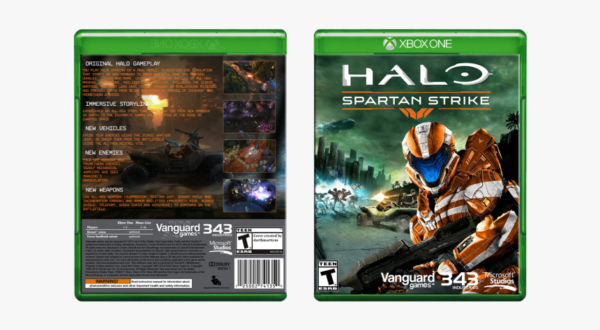 Spartan Strike Box Art Cover - Halo Spartan Strike Cover, HD Png Download