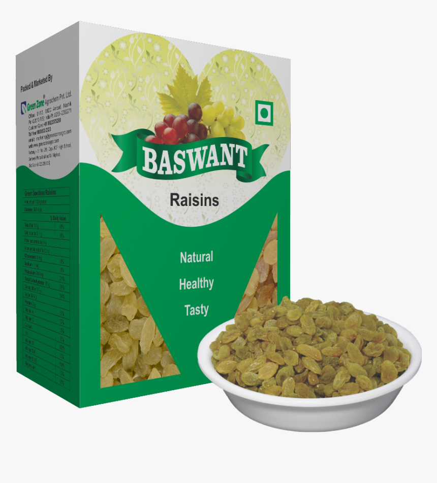 Regular Green Raisins - Raisin, HD Png Download