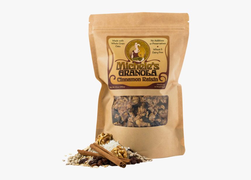 Cinnamon Raisin - Cinnamon Raisin Granola, HD Png Download