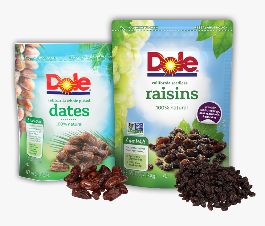 32862 Dole Datesraisins Hero Nguwr3 - Raisins Dole, HD Png Download