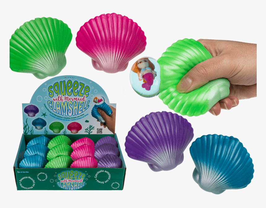 Transparent Clam Shell Png - Muscheln Basteln Meerjungfrau, Png Download