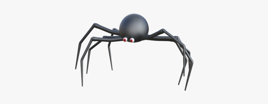 Cute Spider, Black, Climb, Legs, Nature, Arachnid - Black Widow, HD Png Download