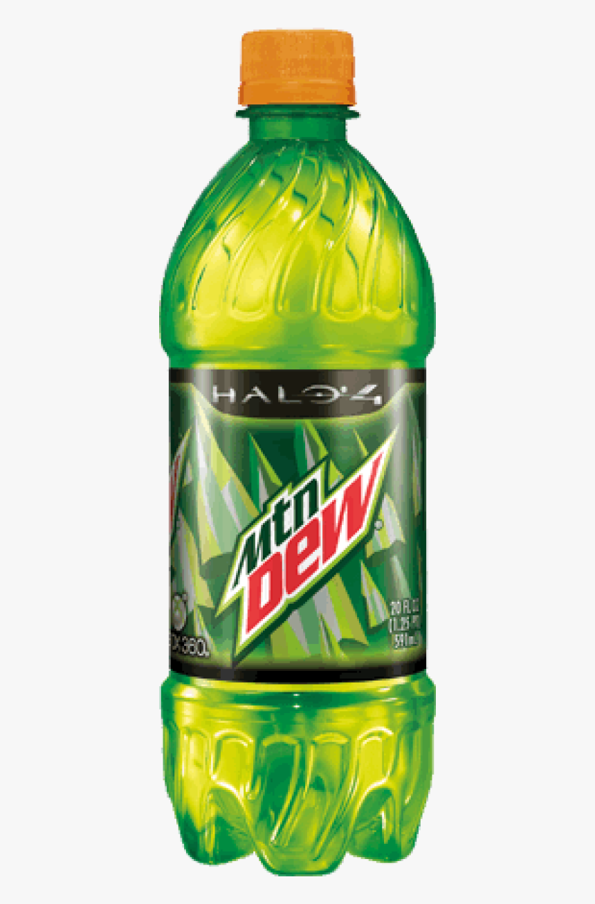 Halo 4 Dew - Bottle Of Mountain Dew, HD Png Download