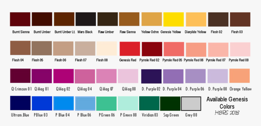 Genesis © Individual Petite 43 Colors To Choose From - Colorfulness, HD Png Download