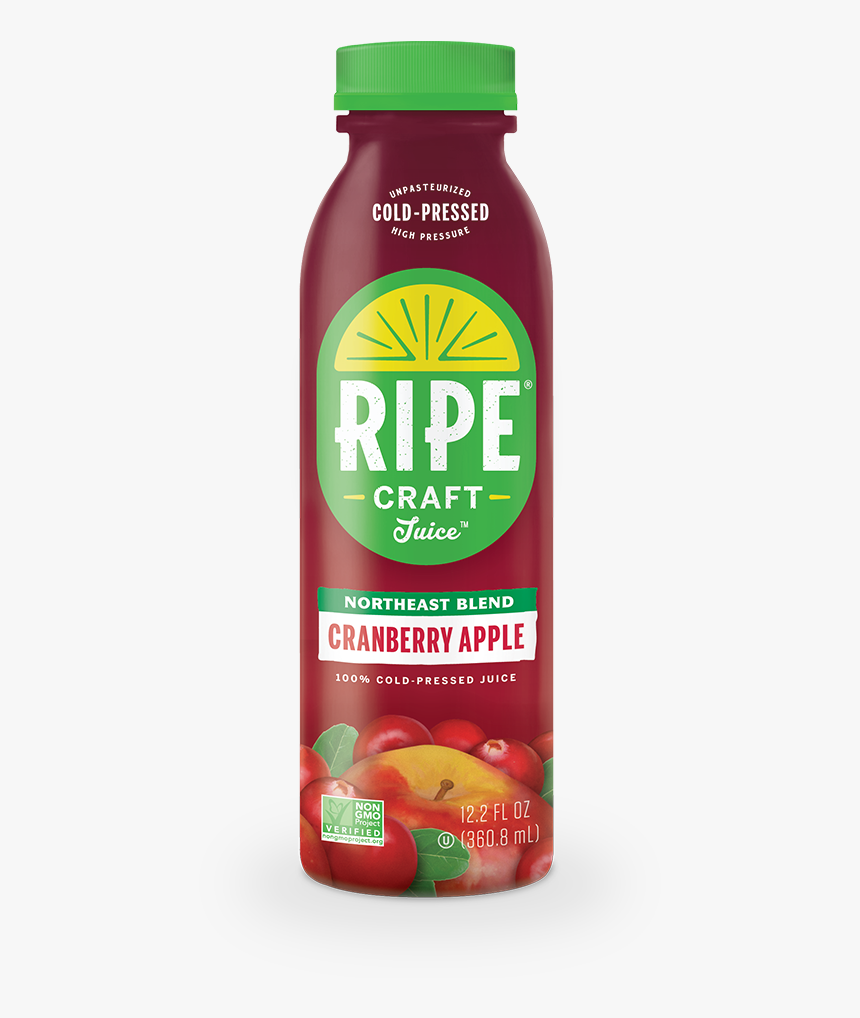 Northeast Blend Cranberry Apple - Ripe Apple Juice 100%, HD Png Download