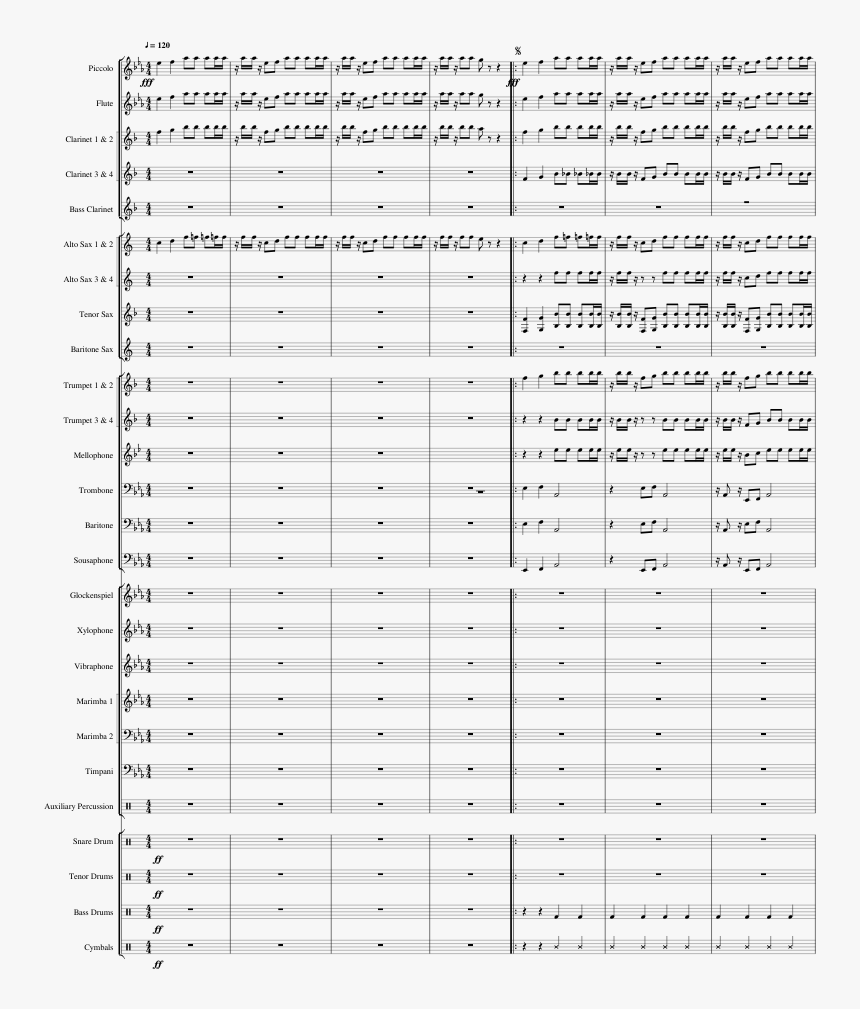 Battle Cry Of Freedom Snare Drum Sheet Music, HD Png Download