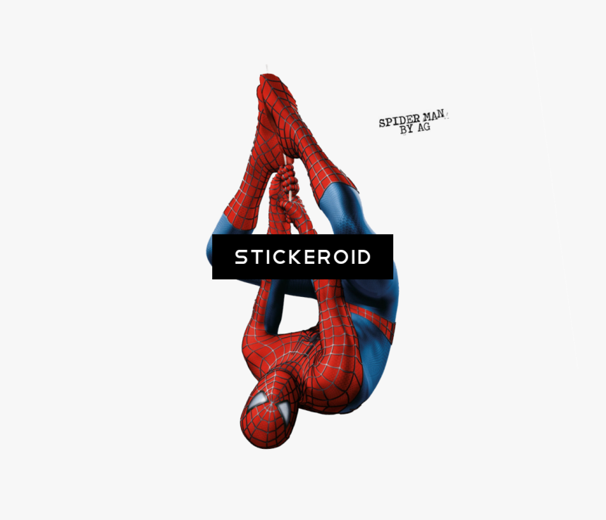 Cute Spider Hd - Spiderman 2002 Upside Down, HD Png Download