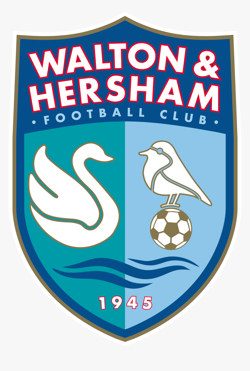 Walton & Hersham Logo No Outline - Walton And Hersham Fc, HD Png Download