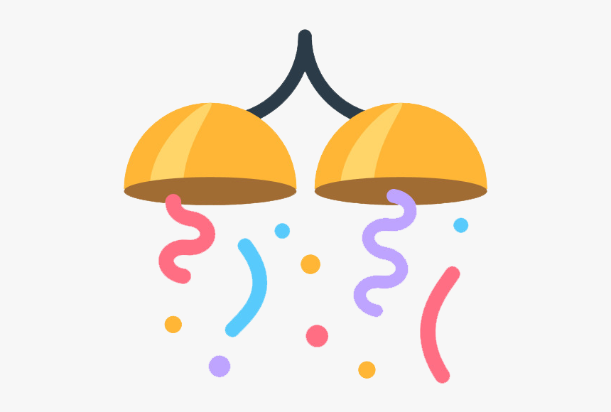 Birthday Confetti Emoji, HD Png Download