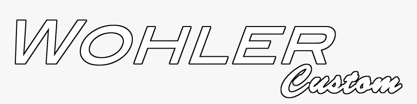 Wohler Custom - Line Art, HD Png Download