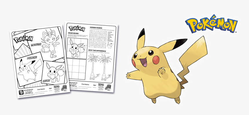 Pokémon Exciting Coloring And Activity Sheets - Frozen, HD Png Download