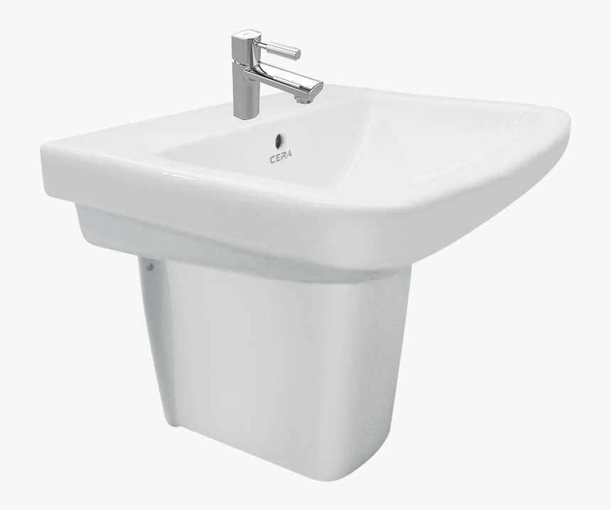 อ่างล้างหน้า เซรา มิ ก , Png Download - Waschtisch Halbsäule, Transparent Png