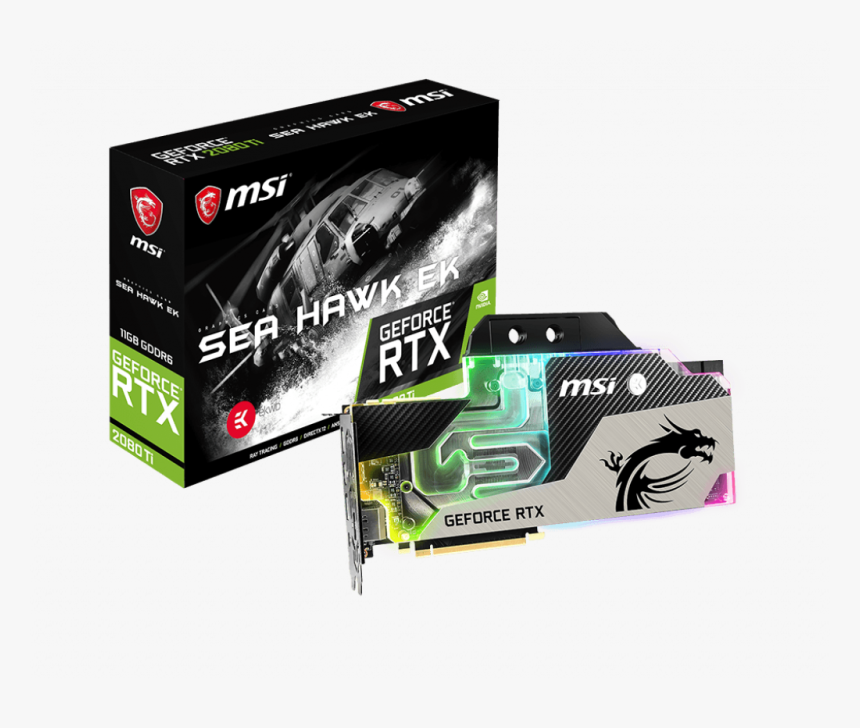 Msi 2080 Ti Seahawk Ek, HD Png Download