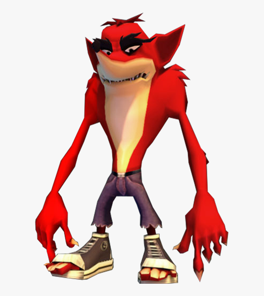 Transparent Evil Red Eyes Png - Evil Crash Bandicoot, Png Download