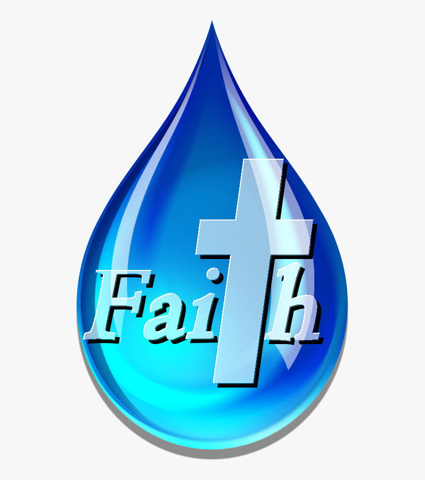 Drop Of Faith Logo Shadow - Faith Png Logo, Transparent Png