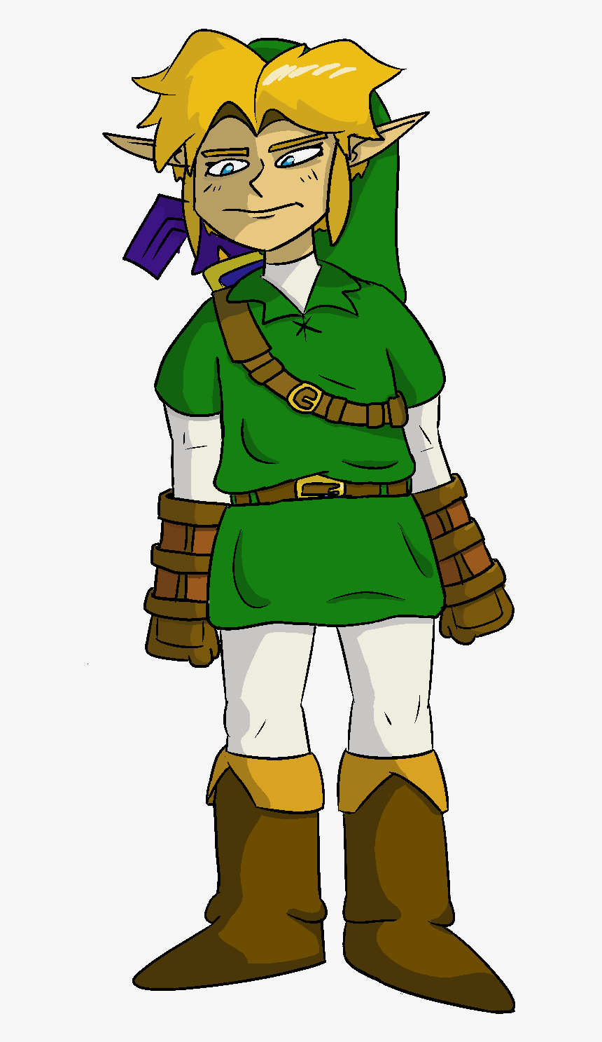 Oot Link - Cartoon, HD Png Download