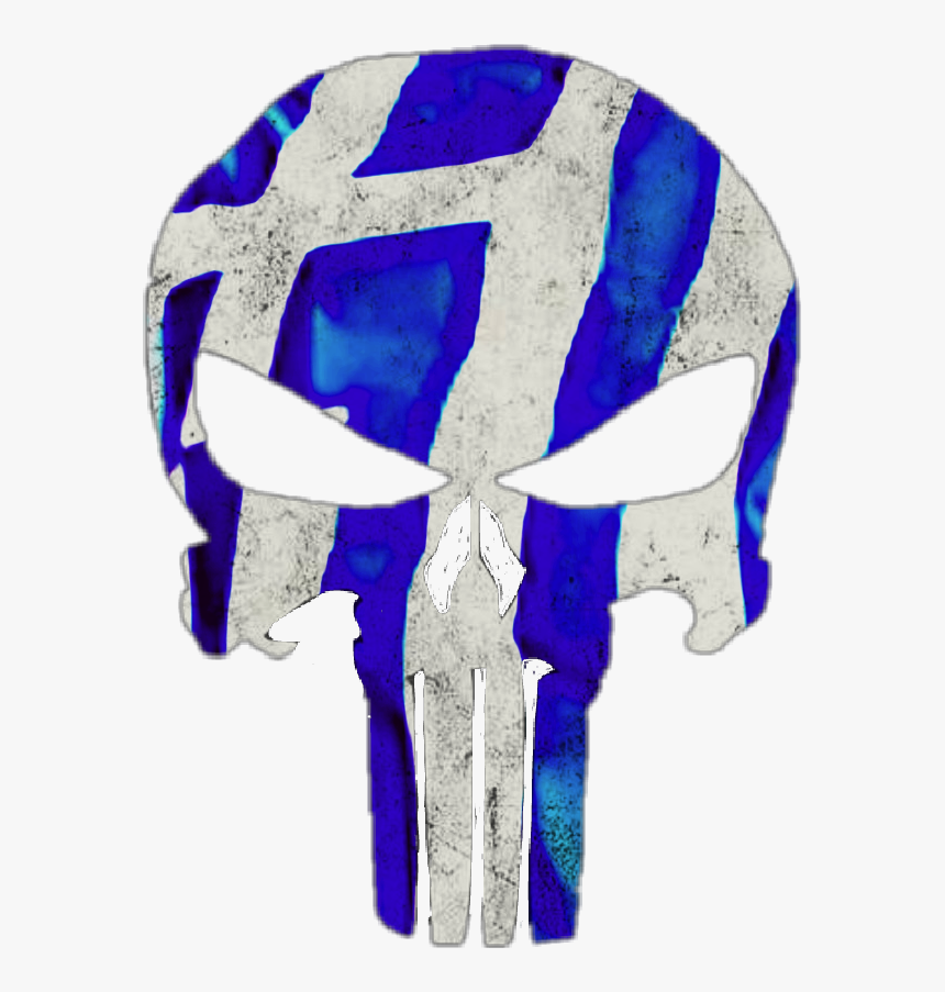 #punisher #punishermarvel #marvel #greek #greece #greekflag - Punisher Logo Greek Flag, HD Png Download