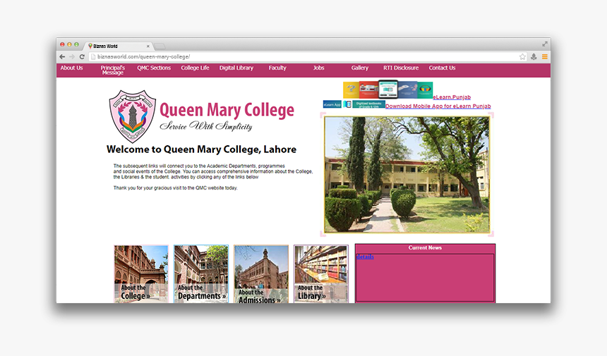 Queen Mary College, Lahore, HD Png Download