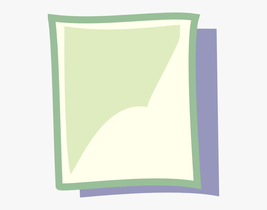 Empty Page Clipart - Kertas Kosong, HD Png Download