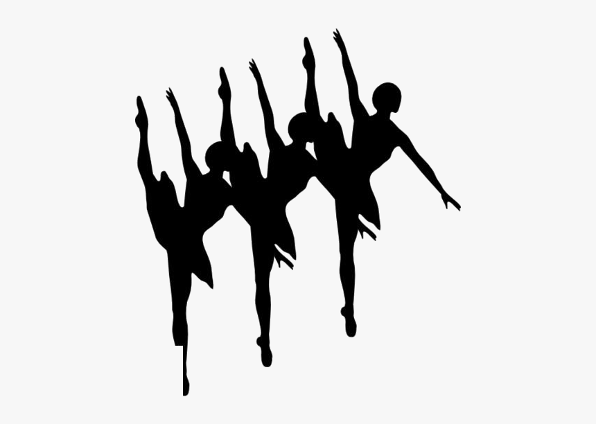 Transparent Triple Ballet Dancer Clipart, Triple Ballet - Ballet Pointe Dancer Clipart, HD Png Download