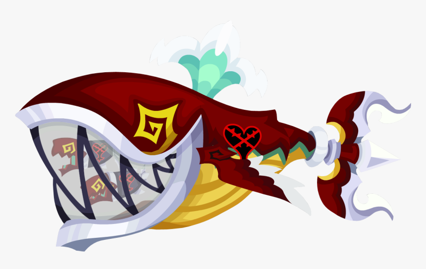 R Trident Anchor - Kingdom Hearts Trident Tail, HD Png Download