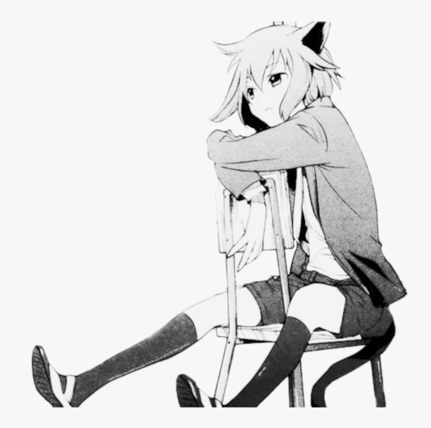 Anime Neko Girl Manga, HD Png Download