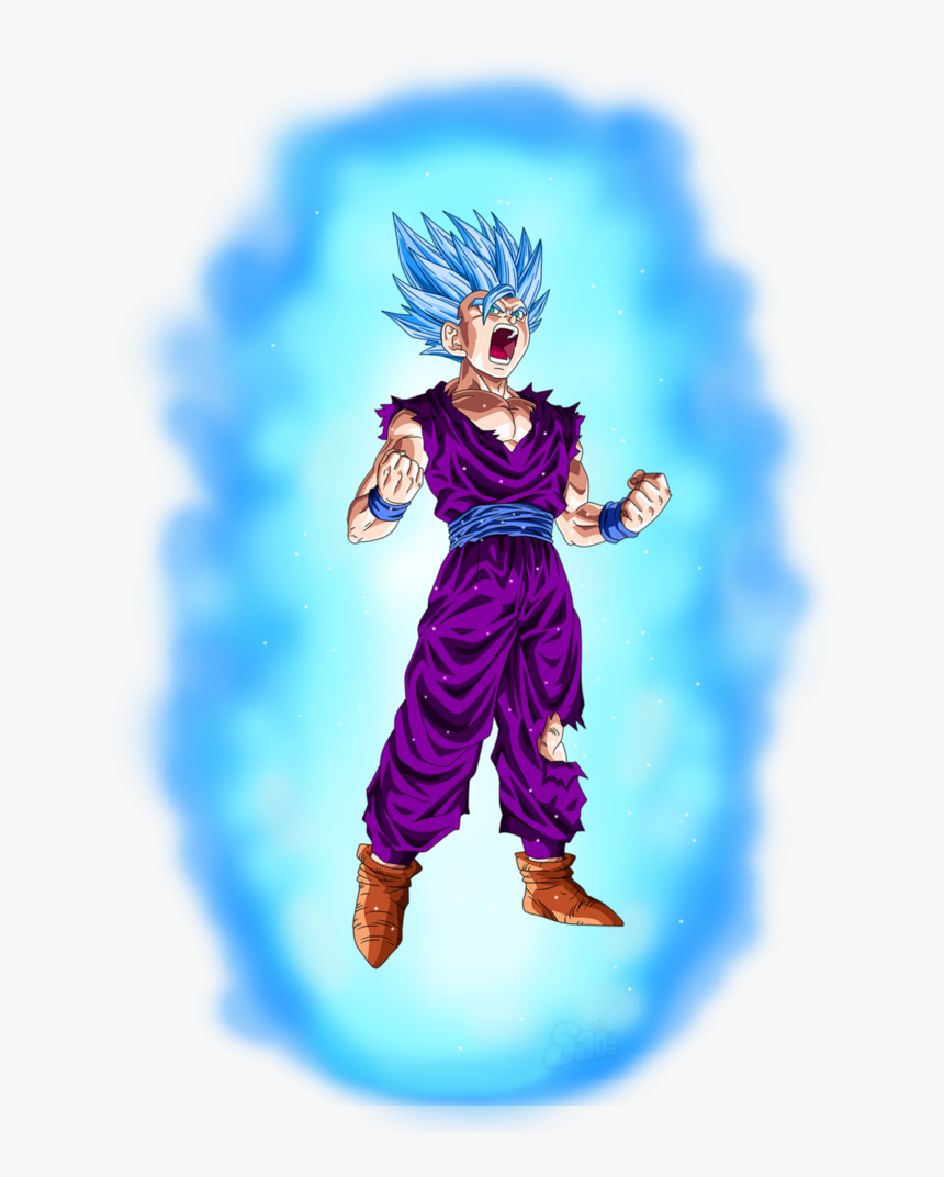 Teen Gohan Ssj Blue 2 By Alphagreywind - Gohan Ssj Blue 2, HD Png Download