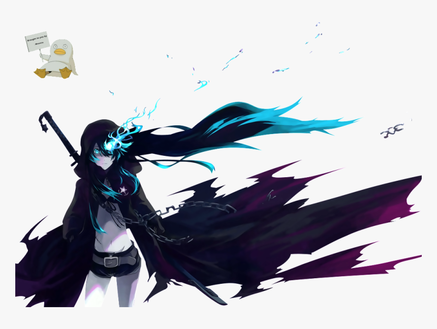 Anime - Black Rock Shooter Fan Art, HD Png Download