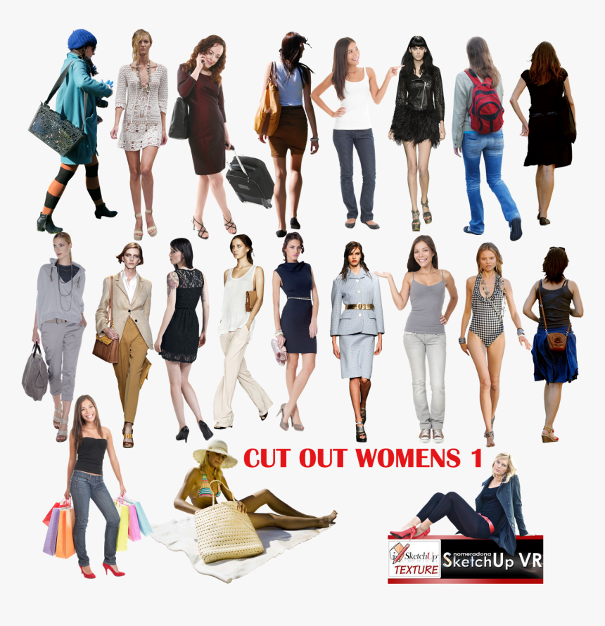 Cut Out People,women - Cut Out Arab People, HD Png Download