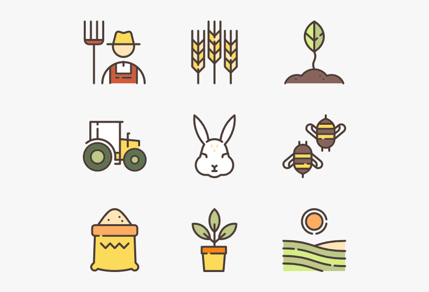 Icons Free Vector Linear - Agriculture Png, Transparent Png