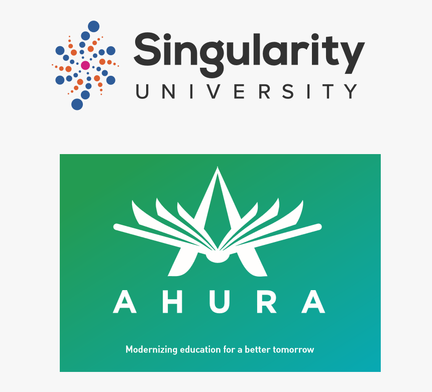 Ahura Ai Singularity University Partnership Logo - Graphic Design, HD Png Download
