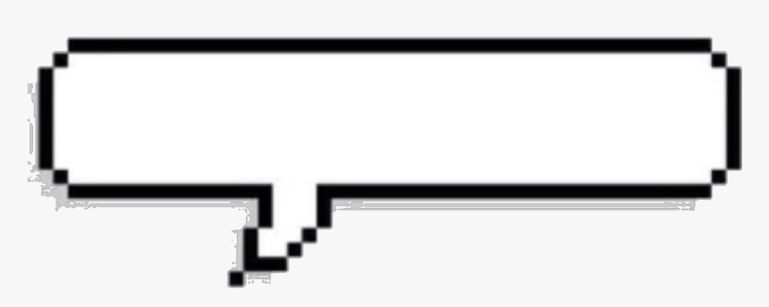Tumblr Text Bubble Png - Pixel Speech Bubble Png, Transparent Png